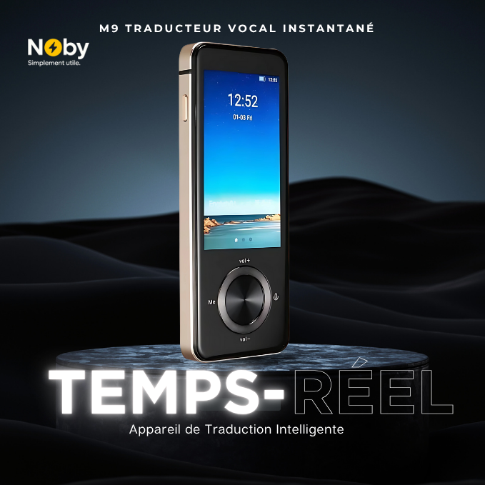 M9 Traducteur Vocal Instantané – Appareil de Traduction Intelligente en Temps Réel