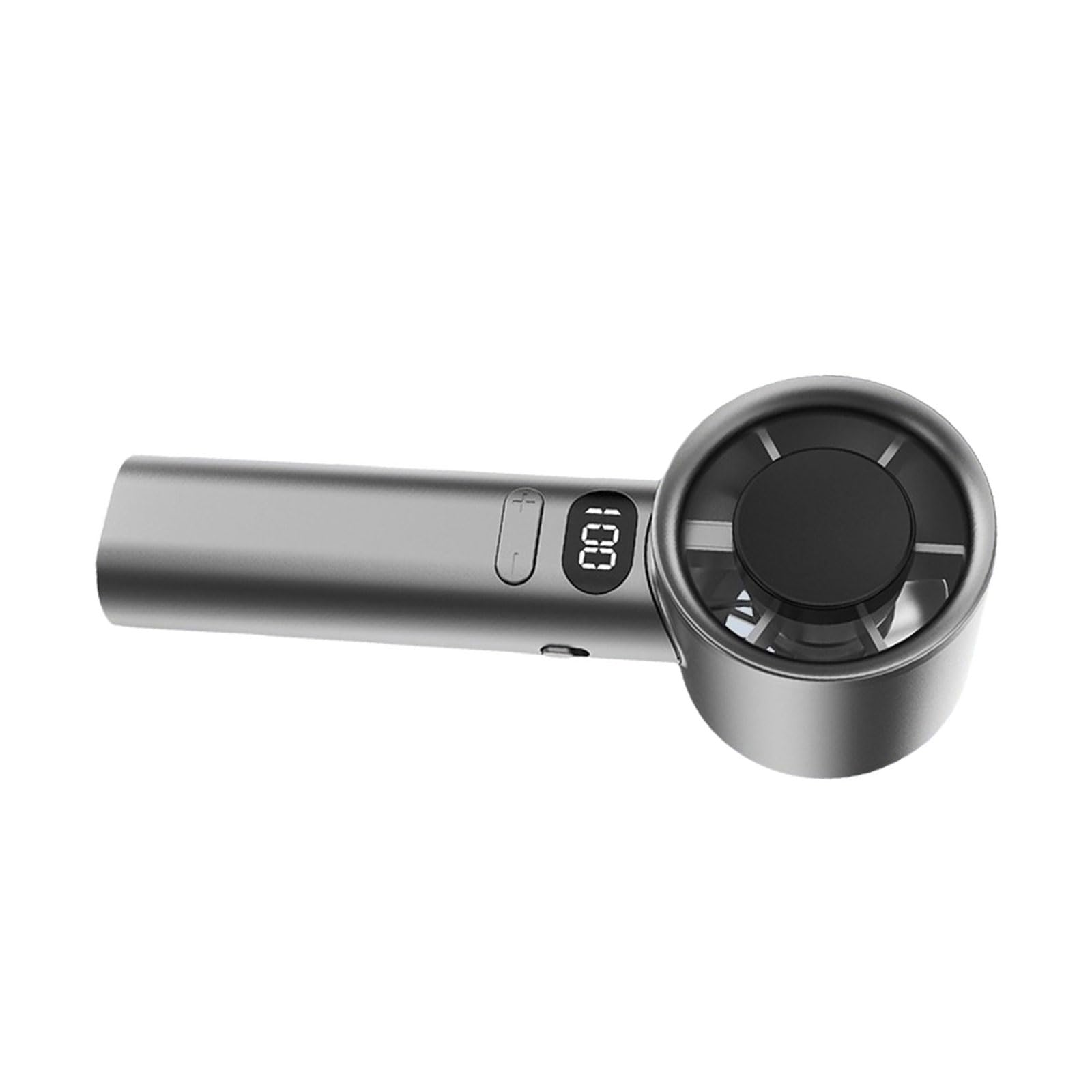 Ventilateur Portatif Rechargeable – Vitesse Réglable en Continu avec Affichage Numérique